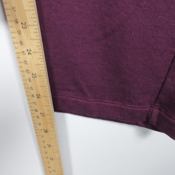 Eileen Fisher Tencel Blend Knit Pants Women L Purple Stretch Lounge Casual 362 - Picture 14 of 14